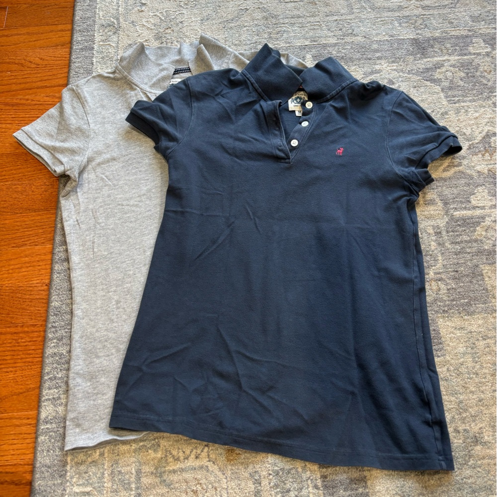 Navy and Gray Polo Shirts